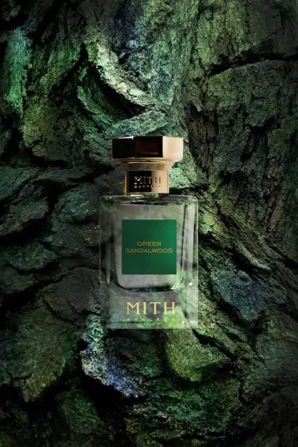 MITH Bangkok - Green Sandalwood perfume bottle luxury thai fragrance 